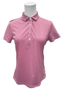 Footjoy Magenta Houndstooth Print Polo Size XS MSP $105-1