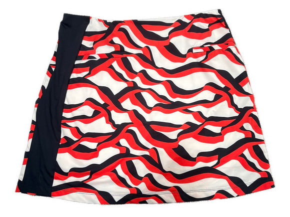 Tail Activewear Angela Pull-on Golf Skort- Deco Wave Size L MSP$97