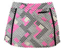 Tail White Label Black, Pink & White Chevron Golf Skort Size L-2