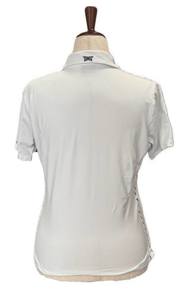 PXG White Golf Polo w/ Brand Accents Size M - 0