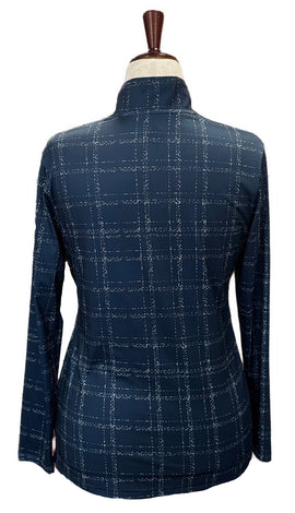 Adidas Golf Navy Dashed Pullover Size M - 0