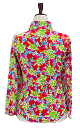 Ibkul Sea Turtle Long Sleeve Sun Shirt Size M - 0