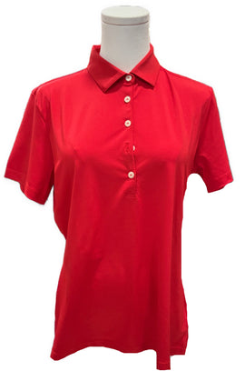 Greg Norman Solid Red Polo Size M