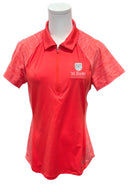 Under Armour Dark Orange Heather Golf Polo w/ Logo Size S-1