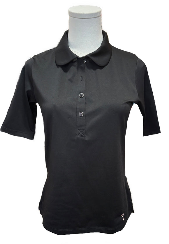 Golftini Black Short Sleeve Polo Size S MSP $98