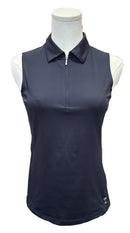 Golftini Solid Sleeveless Polo Size XS MSP $98-3