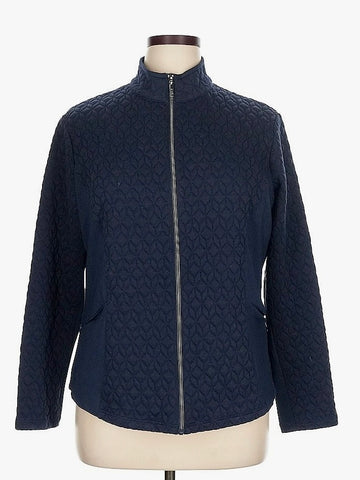 Tail White Label Midnight Navy Quilted Golf Jacket Size XL MSP$90