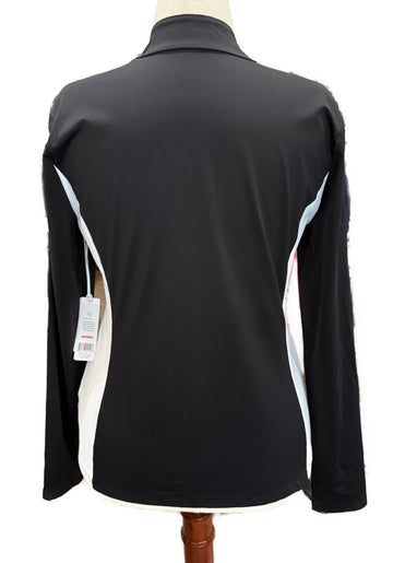 New Kinona the A-Team Longsleeve Golf Top - Black MSP$100 - 0