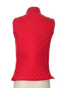 Levelwear Women's Red Quilted Vest w/ Logo Size M MSP$95-2