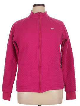 Levelwear Women's Hot Pink Quilted Golf Jacket w/ Logo Size XL MSP$95