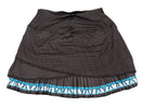 Lucky in Love Black Grid Patterned w/Blue Accent Women's Golf Skort Size L-2