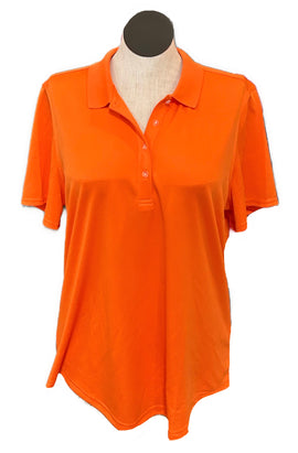 Callaway Orange Short Sleeve Women's Golf Top Size XXL