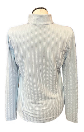 New Kjus Women's Sense Half Zip Lite Pale Blue w/ Logo Size XL MSP$180 - 0