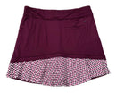 Callaway Burgandy Skort with Printed Layers Size L  MSP$79-2