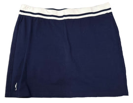 Ralph Lauren 17.5" Navy Skort w/Wide White Waistband Size L