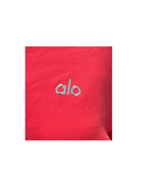 alo Women's Candy Red Cropped Accolade Crewneck Size L MSP$128-3
