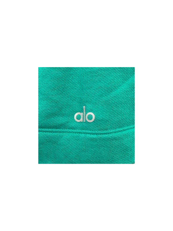 alo Women's Emerald Green Bae Hoodie Size M MSP$98
