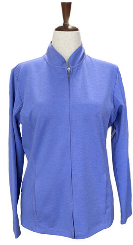 EP Pro Tour Tech Perwinkle Heather Zip Up Jacket Size L MSP $89