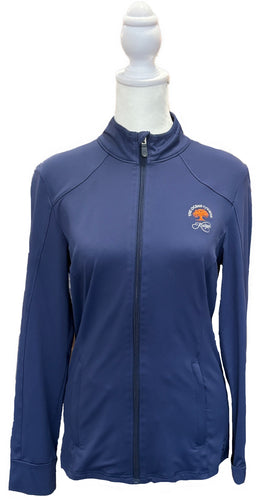 Women's Clover Navy Golf Jacket w/Logo Size S MSP$135