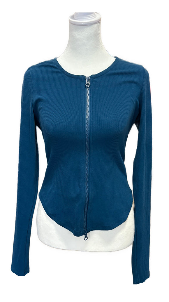 alo Women's Jacket Stardust Ribbed Size M MSP$138