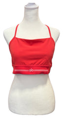 alo Women's Candy Red Airlift Sports Bra Size L MSP$84-1