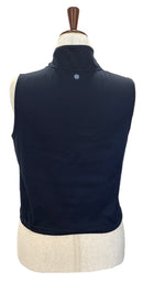 Athleta Women's Navy Unstoppable 1/2 Zip Cropped Vest Size M MSP$79-2