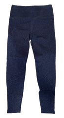 Fabletics Women's Navy Glittery Leggings Size M $89.95-1