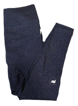 Fabletics Women's Navy Glittery Leggings Size M $89.95 - 0