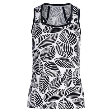 New Tail Activewear Rumary Tennis Tank- Botanical Leaves MSP$73