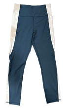 Zyia Active Women's Blue & White Crop Leggings Size L-1