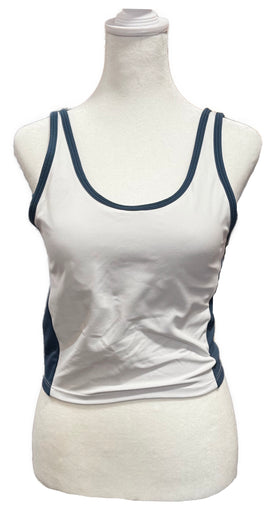 Zyia Active Women's Blue & White Athletic Tank Size L