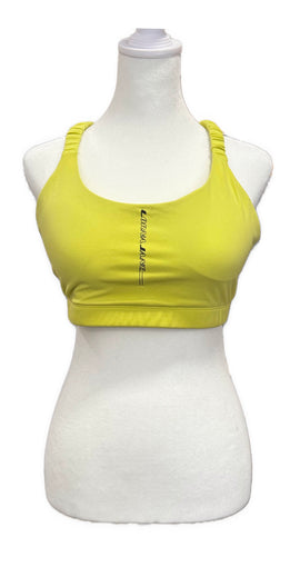 Lorna Jane Women's Lime Green Sports Bra Size L MSP$60