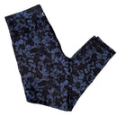 Zyia Active Women's Black & Blue Floral Crop Leggings Size M-2