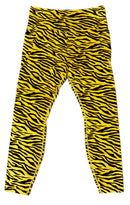 Lorna Jane Women's Yellow & Black Tiger Stripe Leggings Size M MSP$72-1