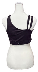 Zyia Active Women's Plum Metallic Snakeskin Print Sports Bra Size L MSP$60-2