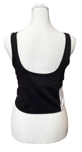 Zyia Active Women's Black, Pink & White Activewear Tank Size L - 0