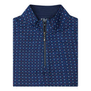 Adair Active 1764 Navy Vienna Sleeveless Print Golf Polo Size M MSP$60-2