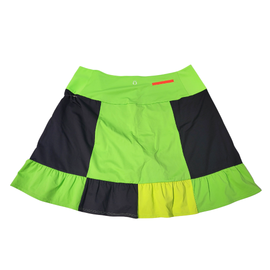 NEW Kinona Green Showstopper Colorblock Lime Green & Black Golf Skort Size L MSP$149