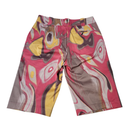 Jamie Sadock Bermuda Short - Pink/Gray/Orang Swirl Size 8-1