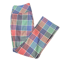 New Kinona Smooth Your Waist Crop Golf Pant Vacation Plaid Size M-1
