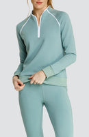 New Tail Activewear Regent Pullover - Sage MSP$70-1