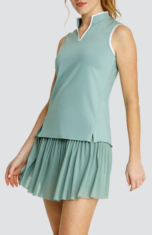 New Tail Activewear Coquette Sleeveless Golf Top MSP$95