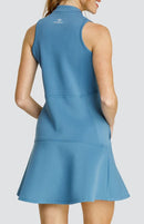 New Tail Activewear Cookie Cloud Jersey Sleeveless Dress - Copen Blue MSP$105-2