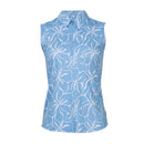New Jofit Women's Maui Floral Sleeveless Golf Polo MSP$92-1