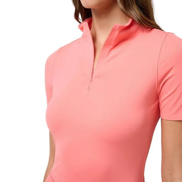 New TravisMathew Women's Sunfire Zip Short Sleeve Golf Top MSP$90 - 0