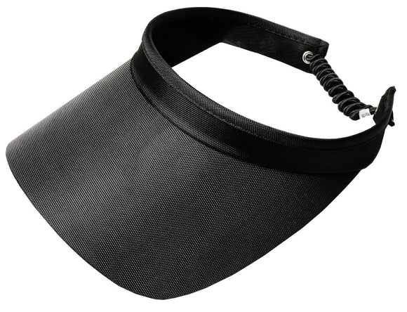 New Glove It Solid Coil Visor - Black