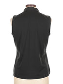 Lady Hagen Black Sleeveless Golf Polo Size L-2