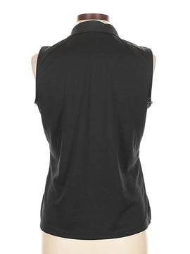 Lady Hagen Black Sleeveless Golf Polo Size L - 0