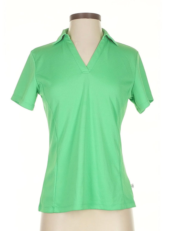 Lady Hagen Green Short Sleeve Golf Polo Size S