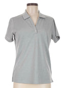 Pebble Beach Textured Stripe Short Sleeve Golf Polo Size M-1